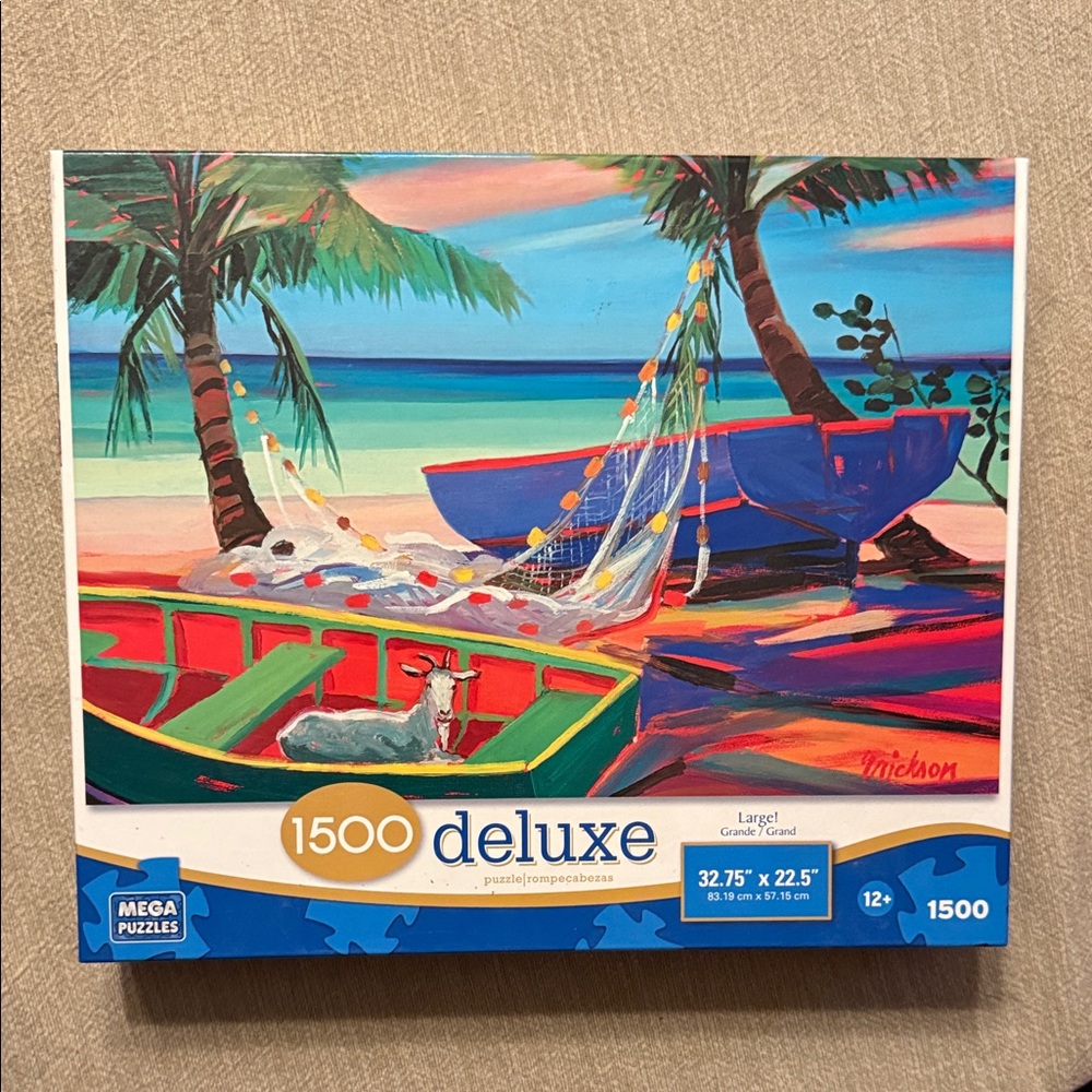 Deluxe 1500-Piece Tropical Puzzle - Multicolor
